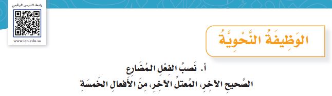 الوظيفة النحوية